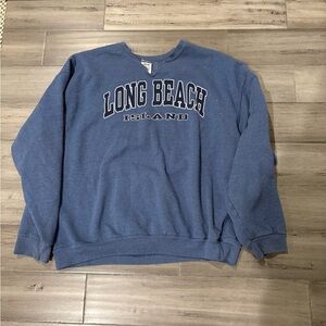 Blue Long Beach Island Sweatshirt